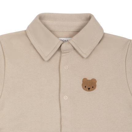 Piebe Jumpsuit | Bear | Biscotti