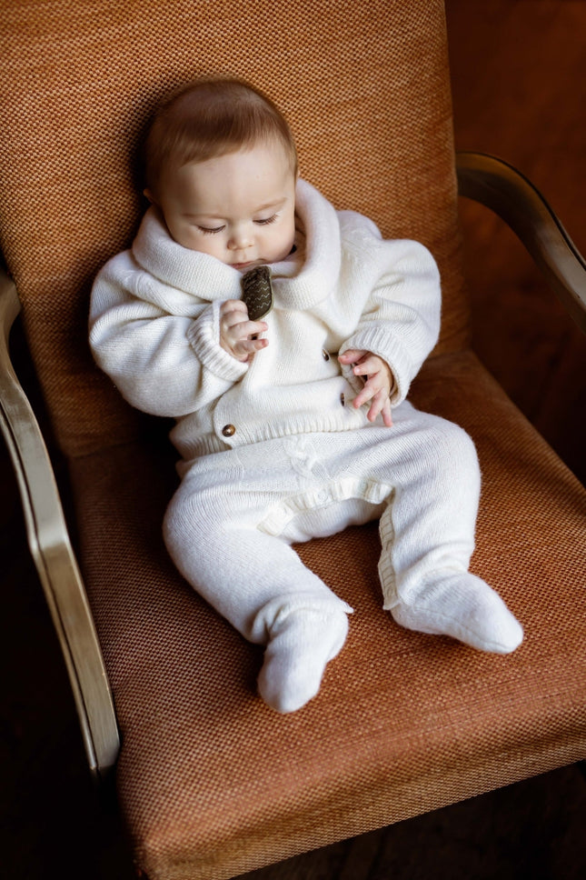 Juelz Merino Wool Onesie | Off White