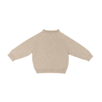 Collyns Cashmere Wool Sweater | Soft Sand Melange