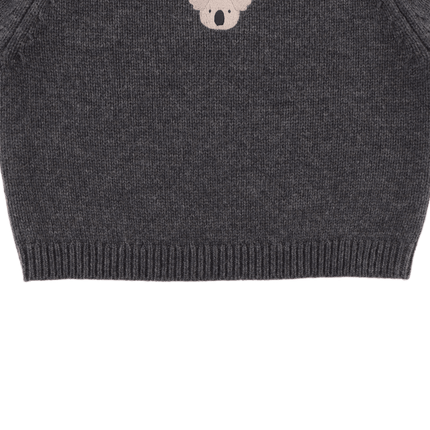 Sibbe Merino Wool Sweater | Koala | Cloudy Grey Melange