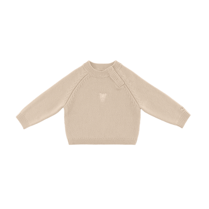 Sibbe Merino Wool Sweater | Unicorn | Soft Sand