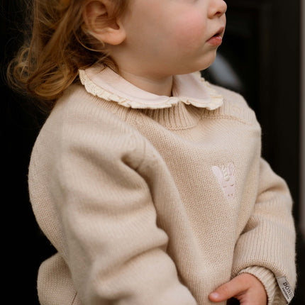 Sibbe Merino Wool Sweater | Unicorn | Soft Sand