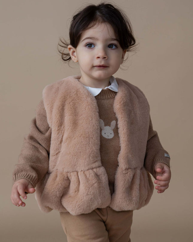 Nilila Gilet | Cloudy Rose Teddy