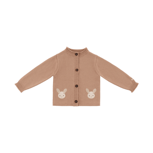 Danta Cardigan | Fluffy Bunny | Rose Mocha