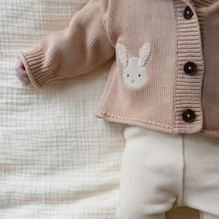 Danta Cardigan | Fluffy Bunny | Rose Mocha