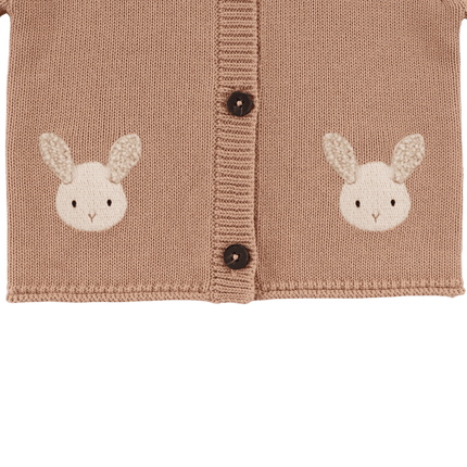 Danta Cardigan | Fluffy Bunny | Rose Mocha