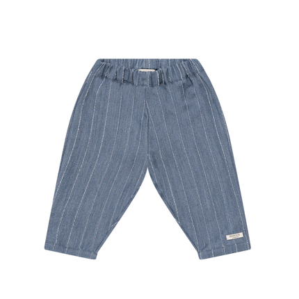 Mink Trousers | Foggy Blue Striped