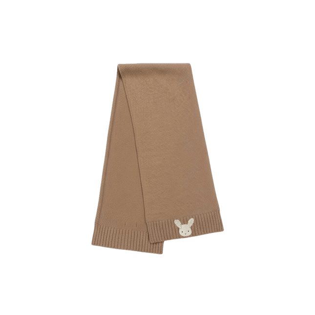Fopa Merino Wool Scarf | Kindersjaal | Fluffy Bunny | Hazelnut
