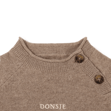 Collyns Cashmere Wool Sweater | Dusty Brown