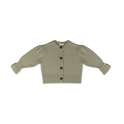 Dakote Cardigan | Dusty Green Metallic