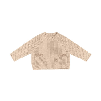 Pawien Merino Wool Sweater | Biscotti Melange