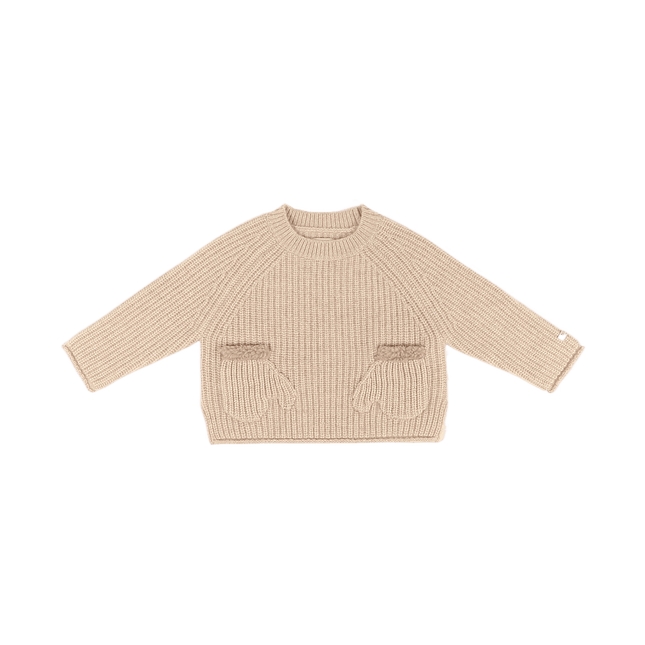 Pawien Merino Wool Sweater | Biscotti Melange