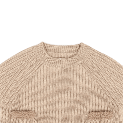 Pawien Merino Wool Sweater | Biscotti Melange