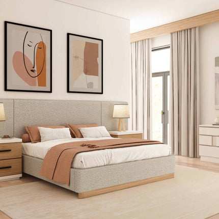 ART Furniture Portico Upholstered Queen Wall Bed with End Panel Clearance