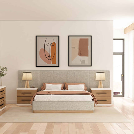 ART Furniture Portico Upholstered Queen Wall Bed with End Panel Clearance