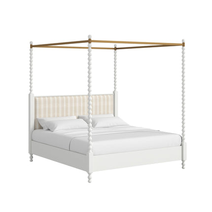 ART Furniture Haven Upholstered Finial Bed