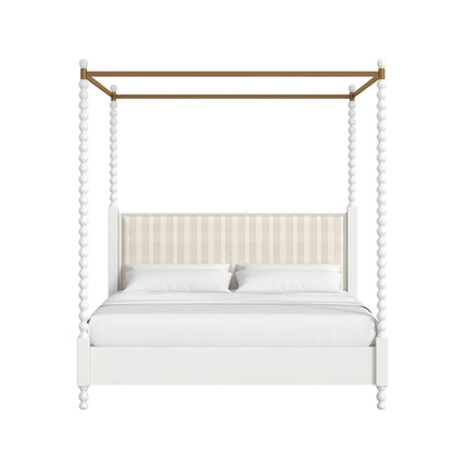 ART Furniture Haven Upholstered Finial Bed