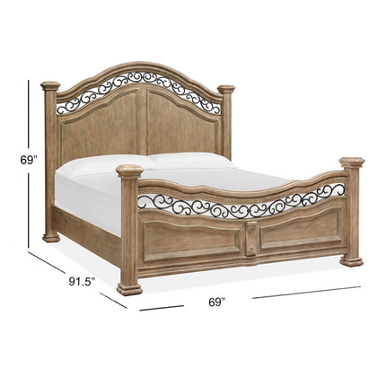 Magnussen Home Marisol Fawn Panel Queen Bed