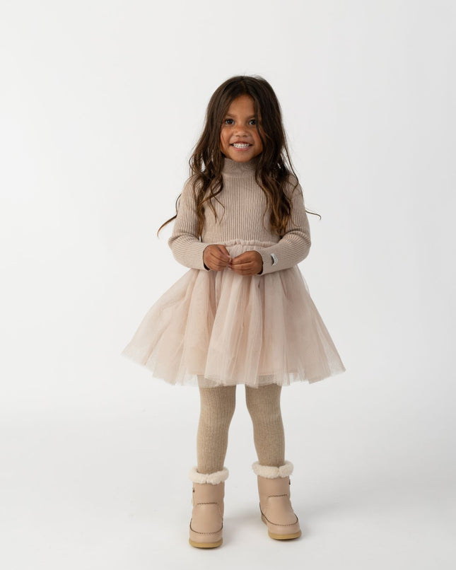 Lotus Dress | Meisjesjurk | Rose Grey