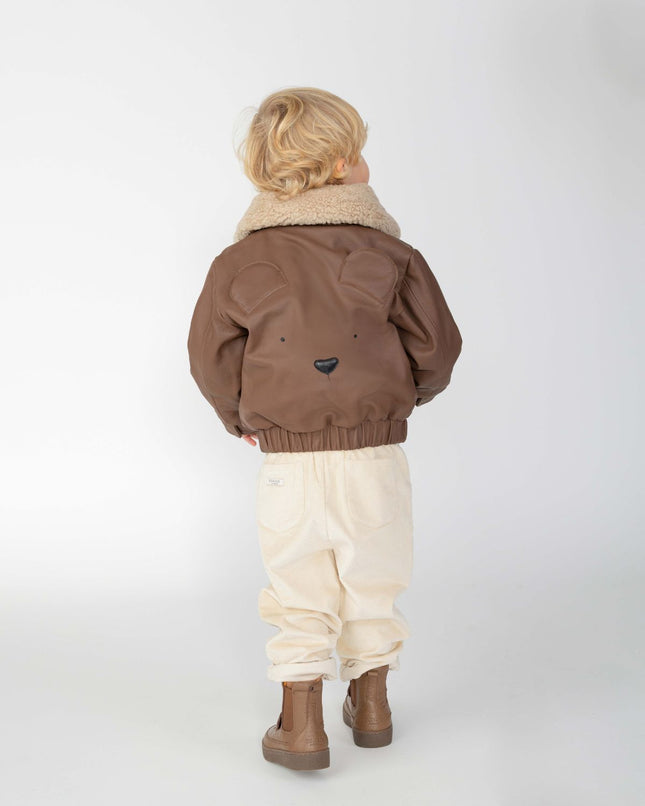Yuki Leather Jacket | Bear | Cognac Leather
