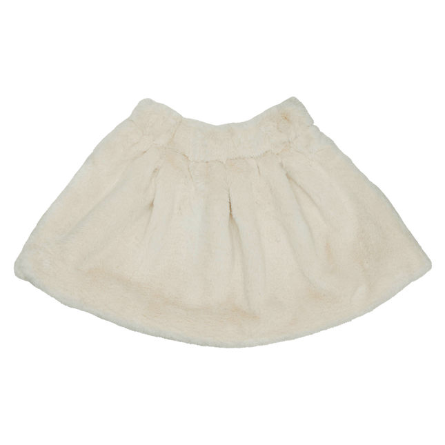 Qisabelle Skirt | Off White Teddy