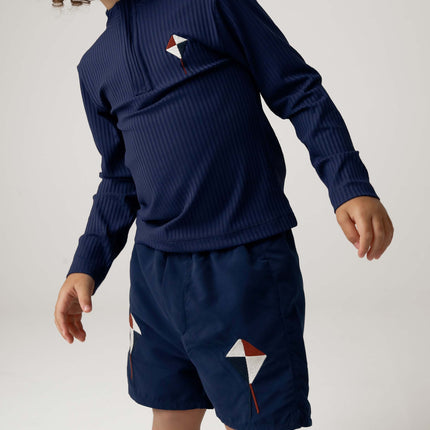 Mees Swim Shorts | Kite | Blue Marine