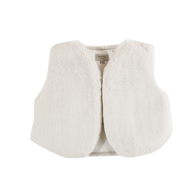 Pimmy Gilet | Off White Teddy