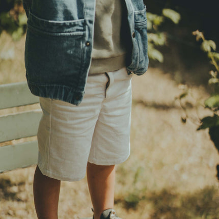 Panier Shorts | White Sand Melange
