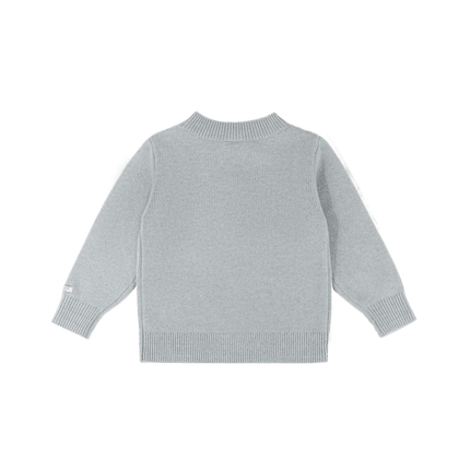 Denn Merino Wool Sweater | Kindertrui | Polar Bear | Cloud Blue Melange