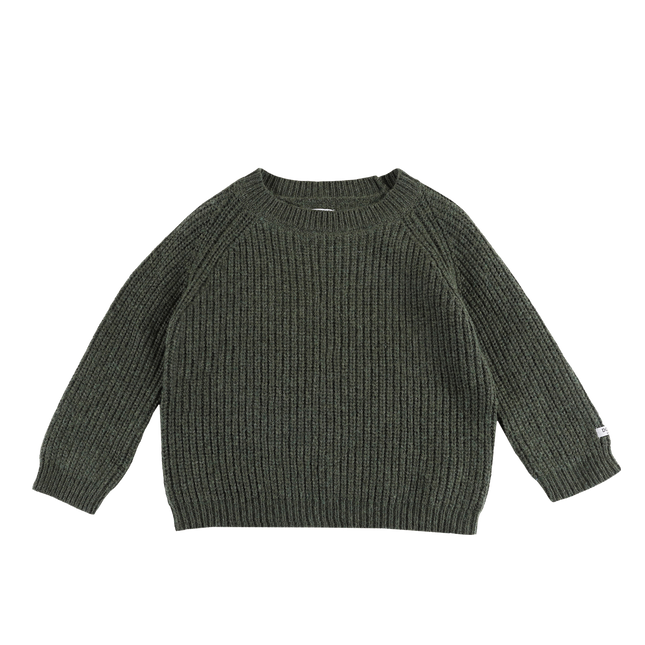 Garie Sweater | Forest Green Melange