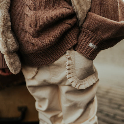 Phien Trousers Warm White | Kinderbroek