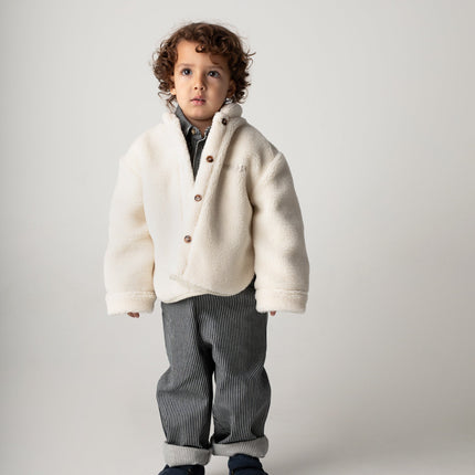 Thom Overshirt | Kinderblouse | White Sand