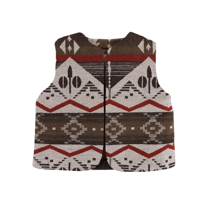 Ginys Gilet | Dusty Brown Melange
