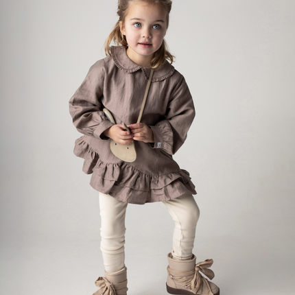 Luus Dress | Meisjesjurk | Grey Violet
