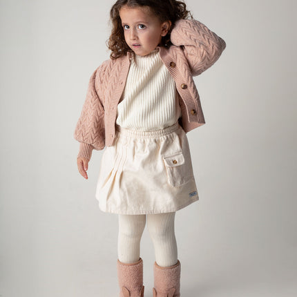 Pelles Skirt | Meisjesrok | Warm White