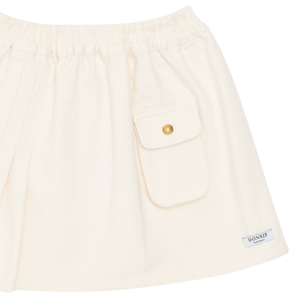 Pelles Skirt | Meisjesrok | Warm White