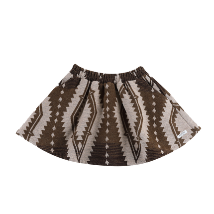 Siessie Skirt | Dusty Brown Melange