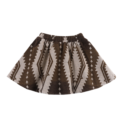 Siessie Skirt | Dusty Brown Melange