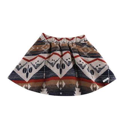 Siessie Skirt | Meisjesrok | Blue Marine Melange