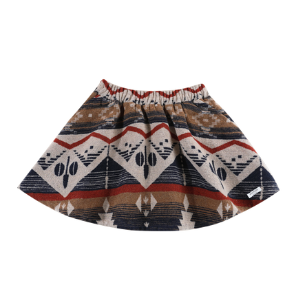Siessie Skirt | Meisjesrok | Blue Marine Melange