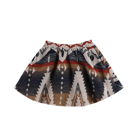Siessie Skirt | Meisjesrok | Blue Marine Melange