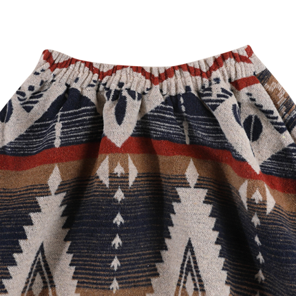 Siessie Skirt | Meisjesrok | Blue Marine Melange