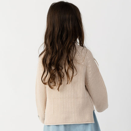 Stella Sweater | Kindertrui | Soft Sand