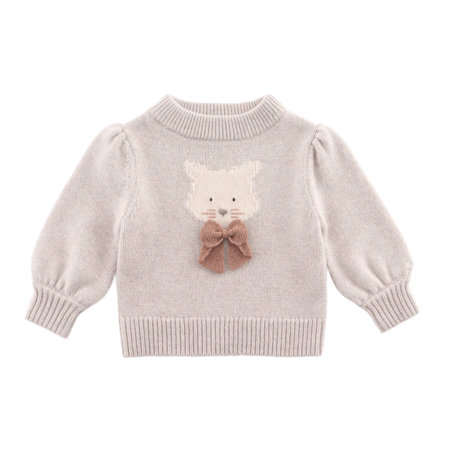 Denna Merino Wool Sweater | Cat | Ash Rose