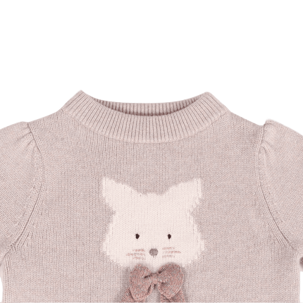 Denna Merino Wool Sweater | Cat | Ash Rose Melange