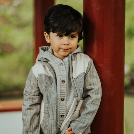 Aren Jacket | Blue Marine - White Striped