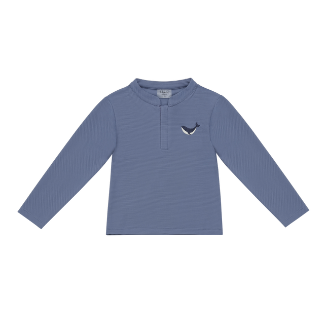 Harvie Swim Shirt | Whale | Royal Blue
