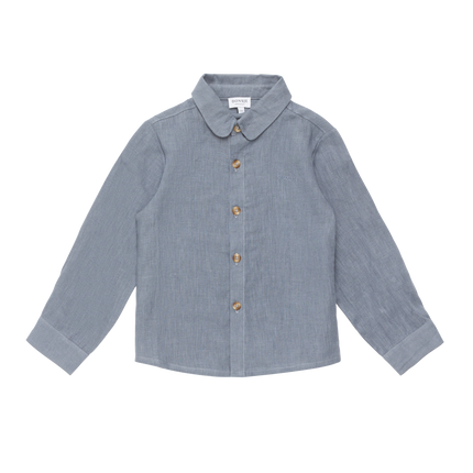 Leom Linen Shirt | Dark Spruce