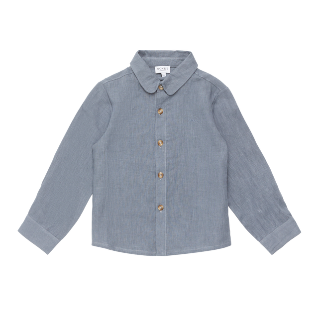 Leom Linen Shirt | Dark Spruce