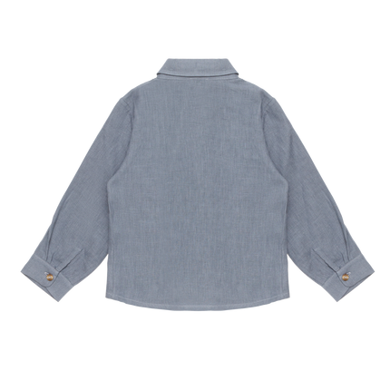 Leom Linen Shirt | Dark Spruce
